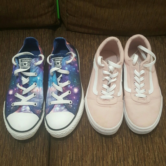 Converse Other - Girl's Converse ,vans bundle 2 pairs sneakers sz 3